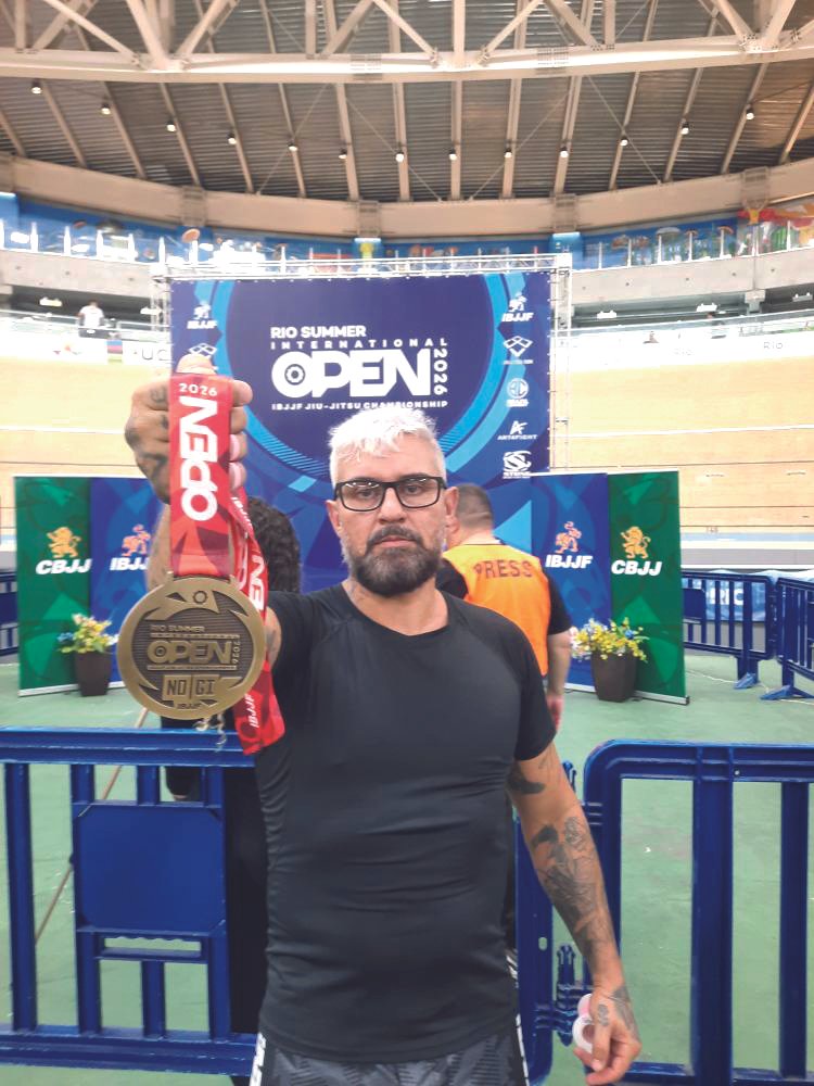 Professor de Angra dos Reis conquista bronze no Rio Summer International de Jiu-Jitsu