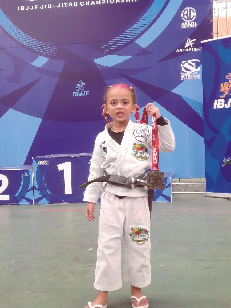 Atleta mirim conquista pódio no Rio Summer International Kids da IBJJF