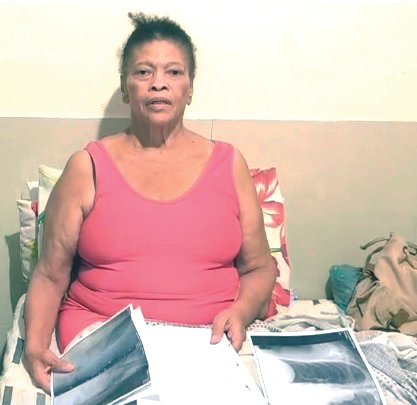 Idosa denuncia negligência médica no Hospital da Japuíba