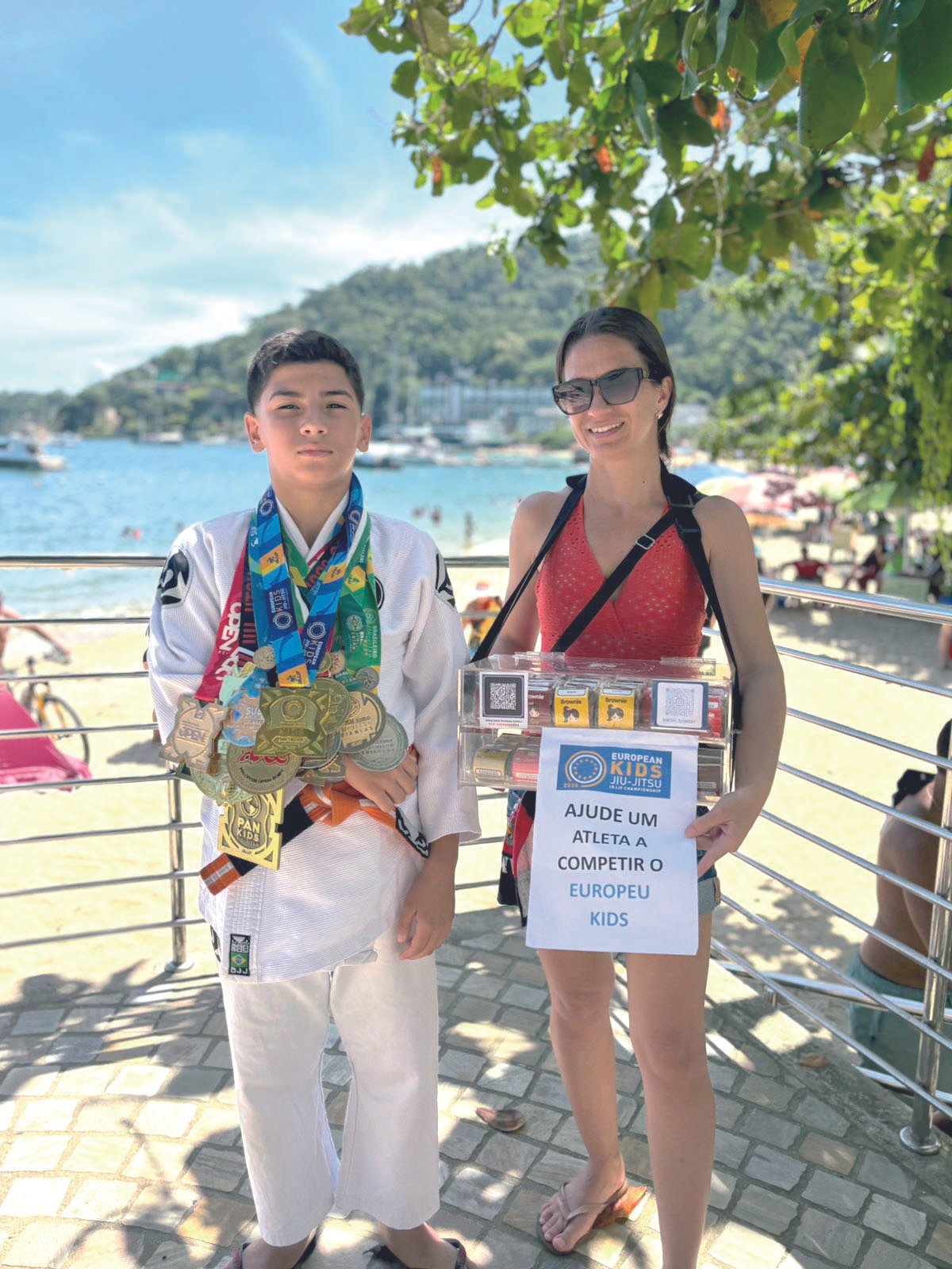 Jovem multicapão busca apoio para disputar Campeonato Europeu de Jiu-Jitsu