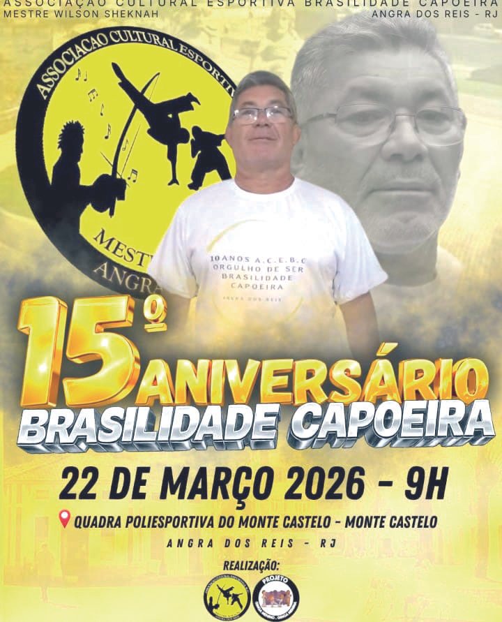 Associação Cultural Esportiva Brasilidade Capoeira  completa 15 anos