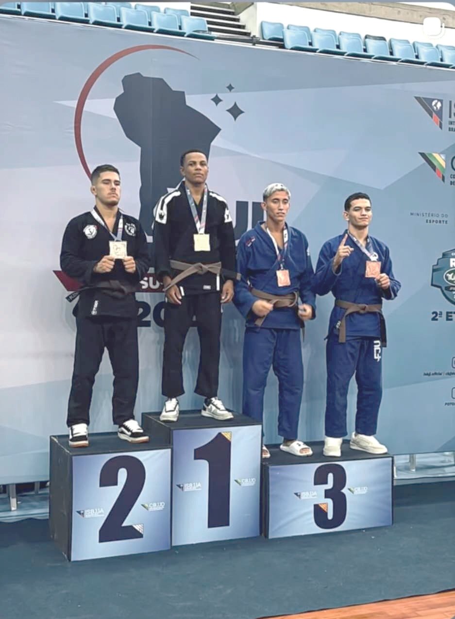 Miguel da Equipe Gileade  brilha no Campeonato  Sul-Americano de Jiu-Jitsu