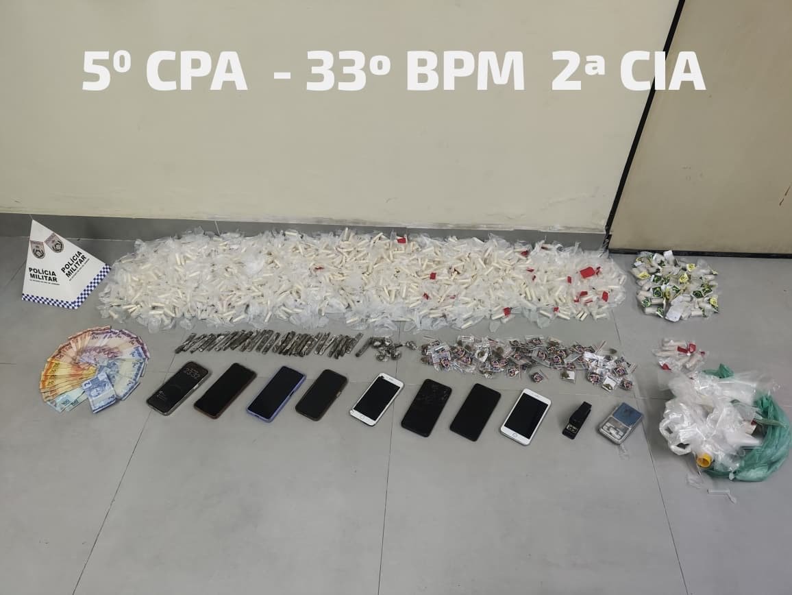 PM realiza a maior apreensão de drogas de Conceição de Jacareí