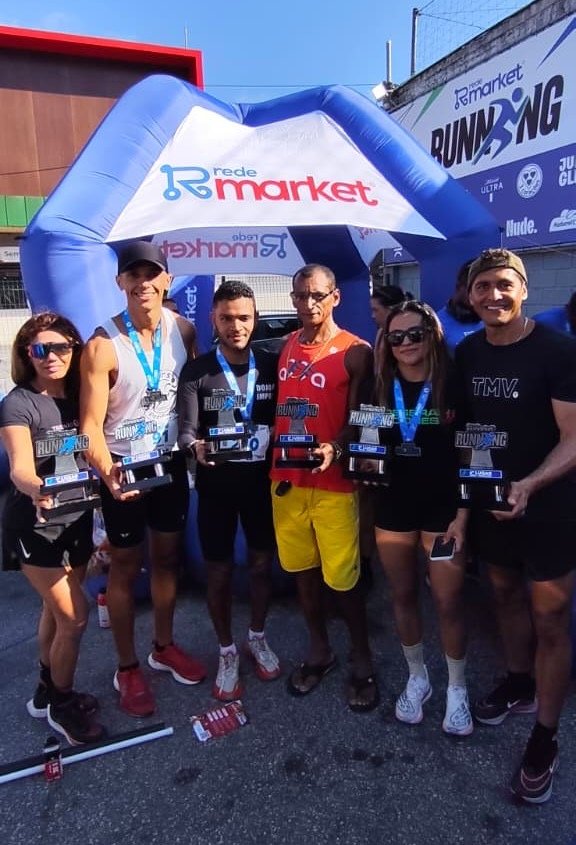 Atletas Raio e Solange vencem 1ª Corrida Rede Market