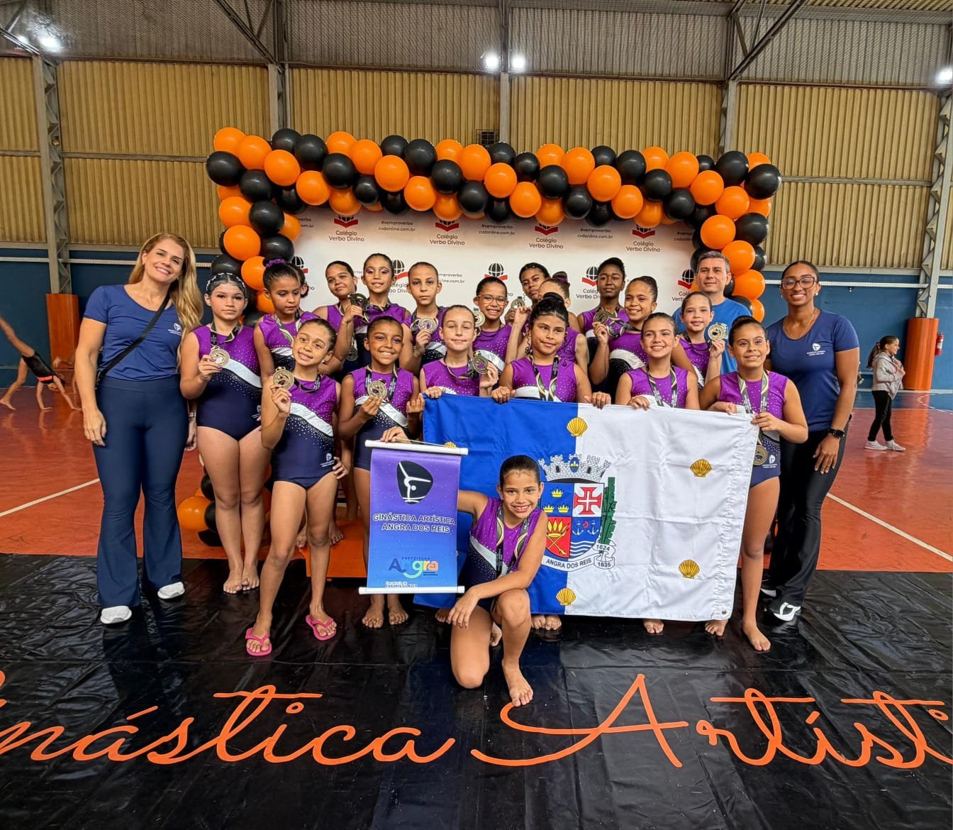 Equipe de Angra faz bonito na Copa de Ginástica Artística