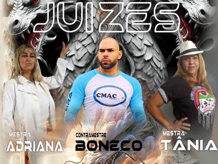 A mestra em capoeira Tânia é juíza de competição no Rio de Janeiro