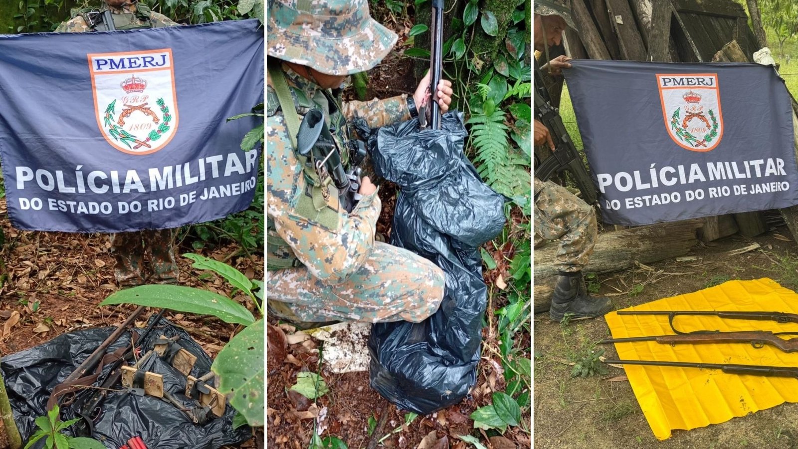 CPAm apreende 32 armas de caça e centenas de munições em apenas 22 dias no Rio de Janeiro