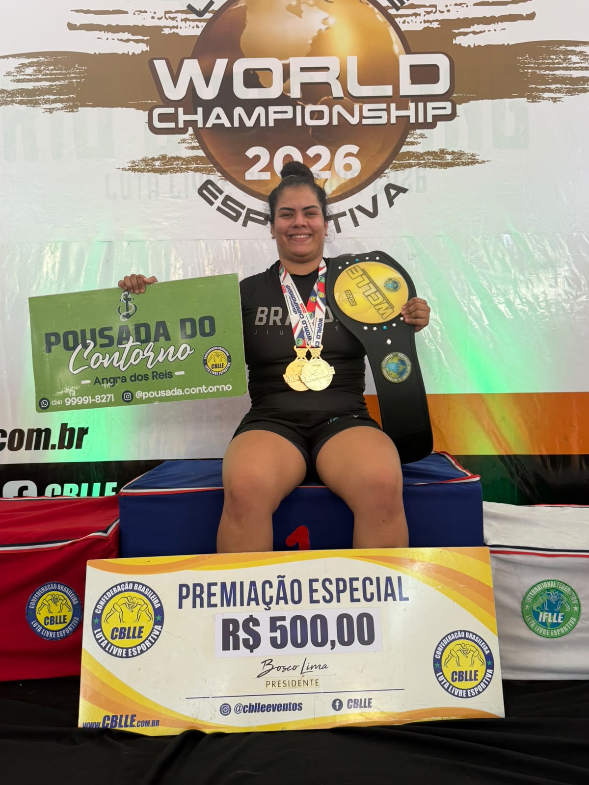 Angra Top Team brilha no Mundial de Luta Livre Esportiva