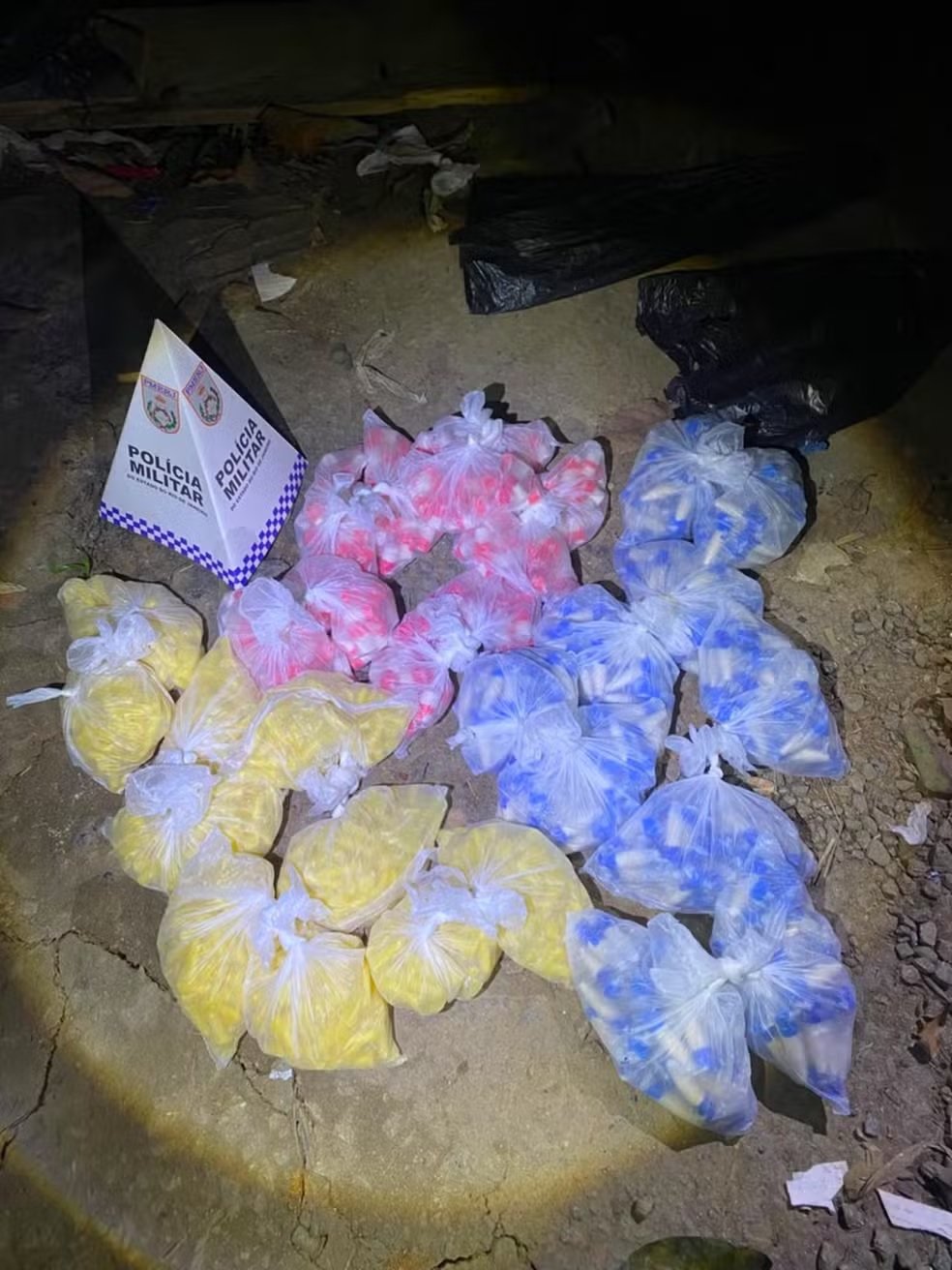 33º BPM apreende mais de 1.500 pinos de cocaína no Promorar