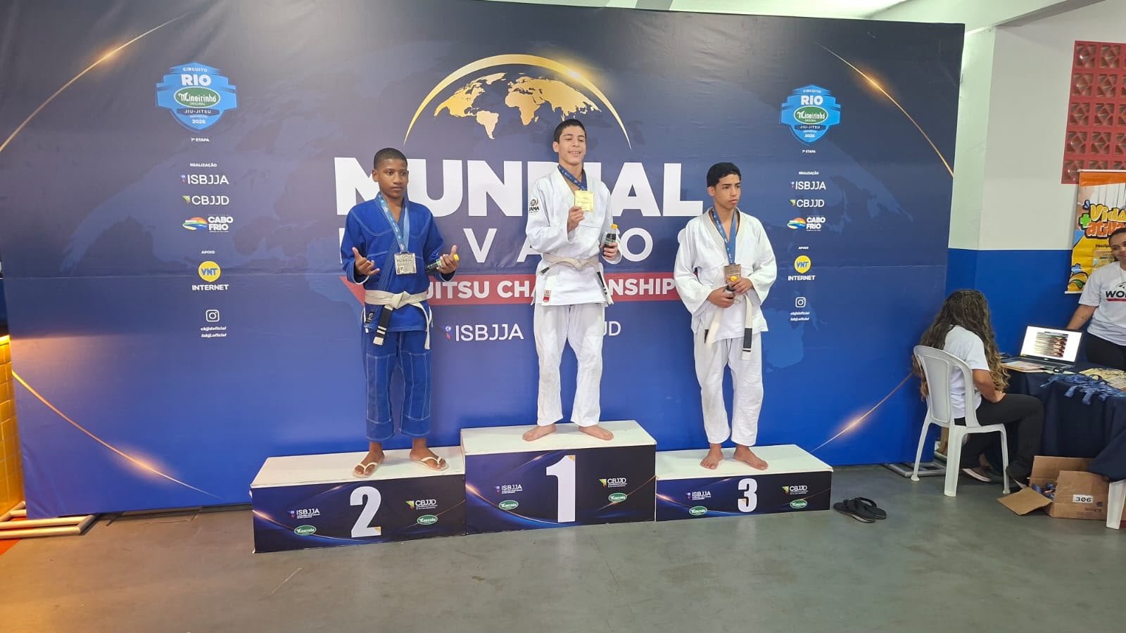 GFTeam-AVBJJ Academy conquista cinco medalhas em Mundial de Jiu-Jitsu