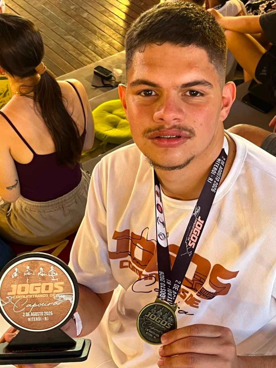 Instrutor Parati conquista vice-campeonato em Jogos Comunitários de Capoeira