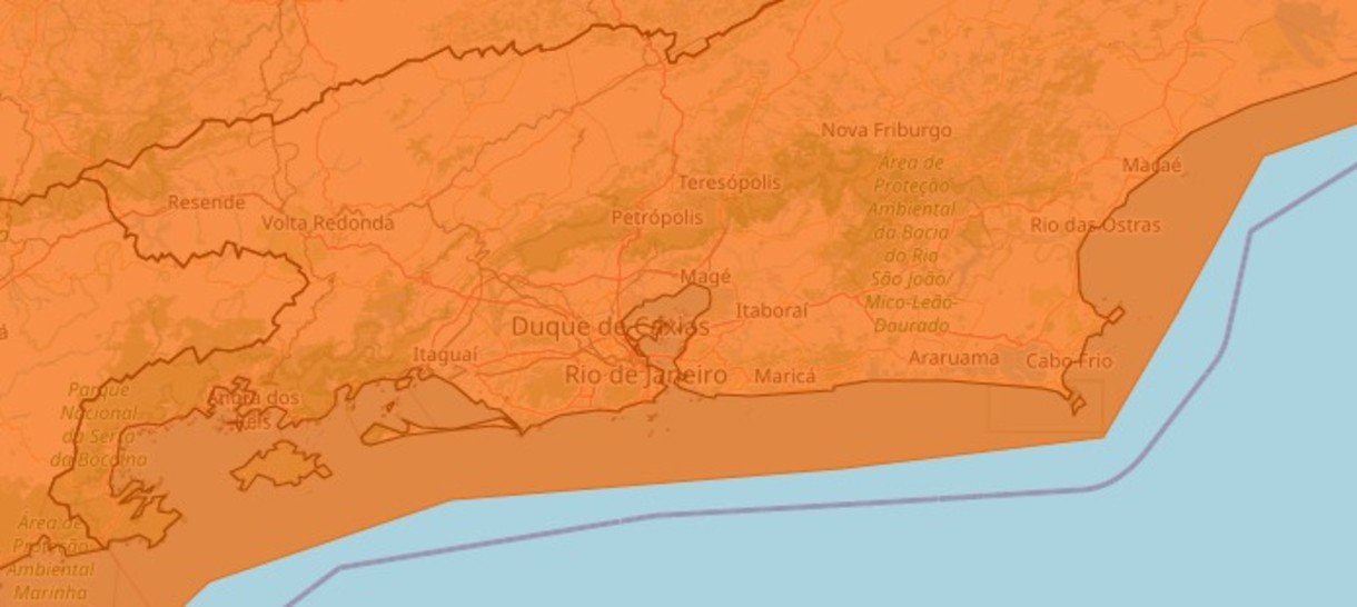 Tempestade severa ameaça Sul do Rio e Costa Verde com chuvas e ventos fortes