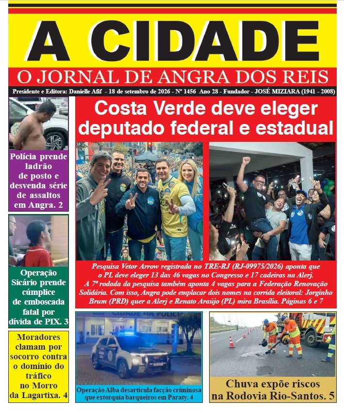Capa da Edição de Hoje