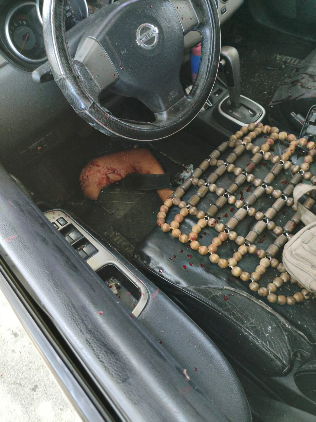 Braço do motociclista