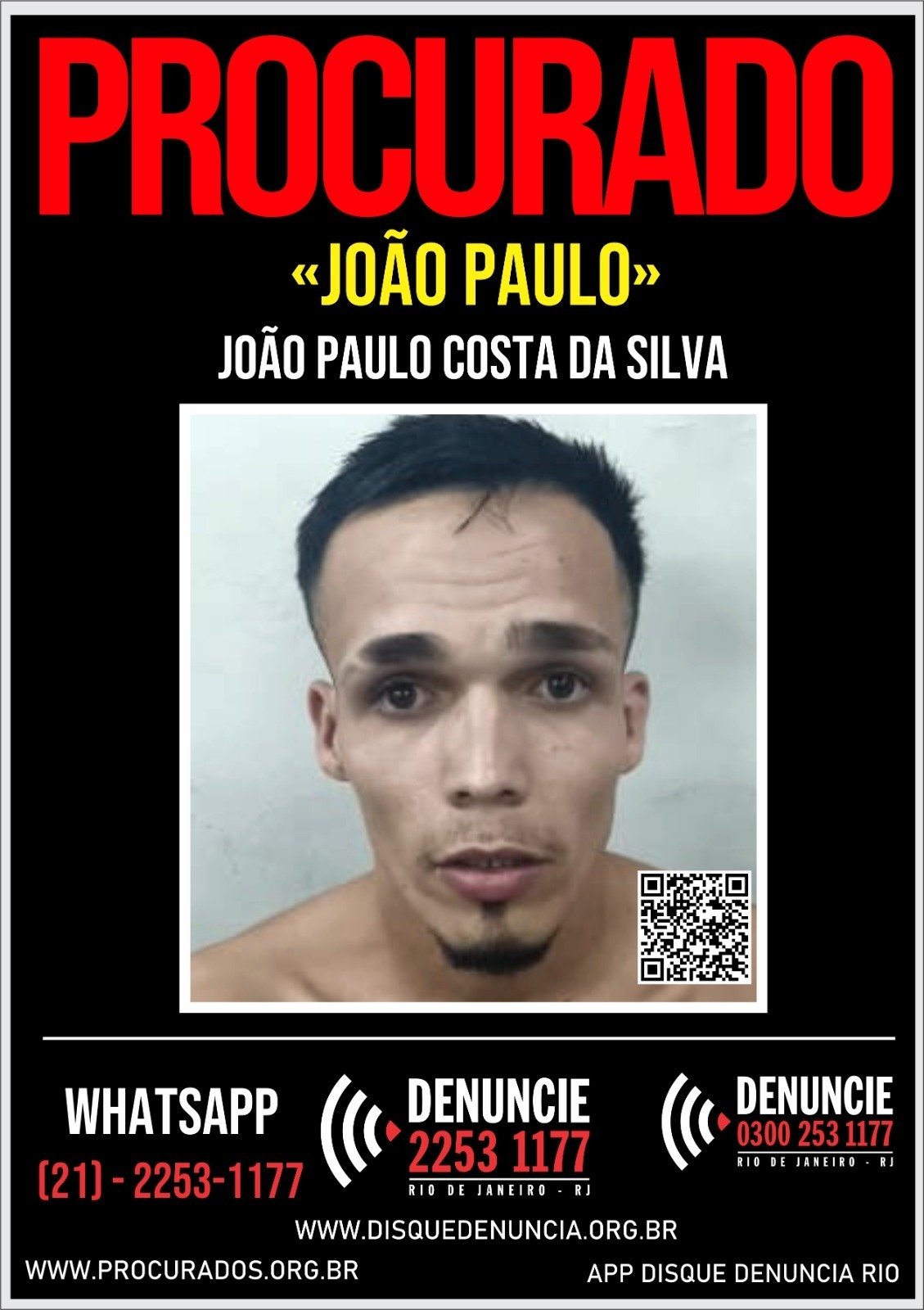 Foto: Portal dos Procurados
