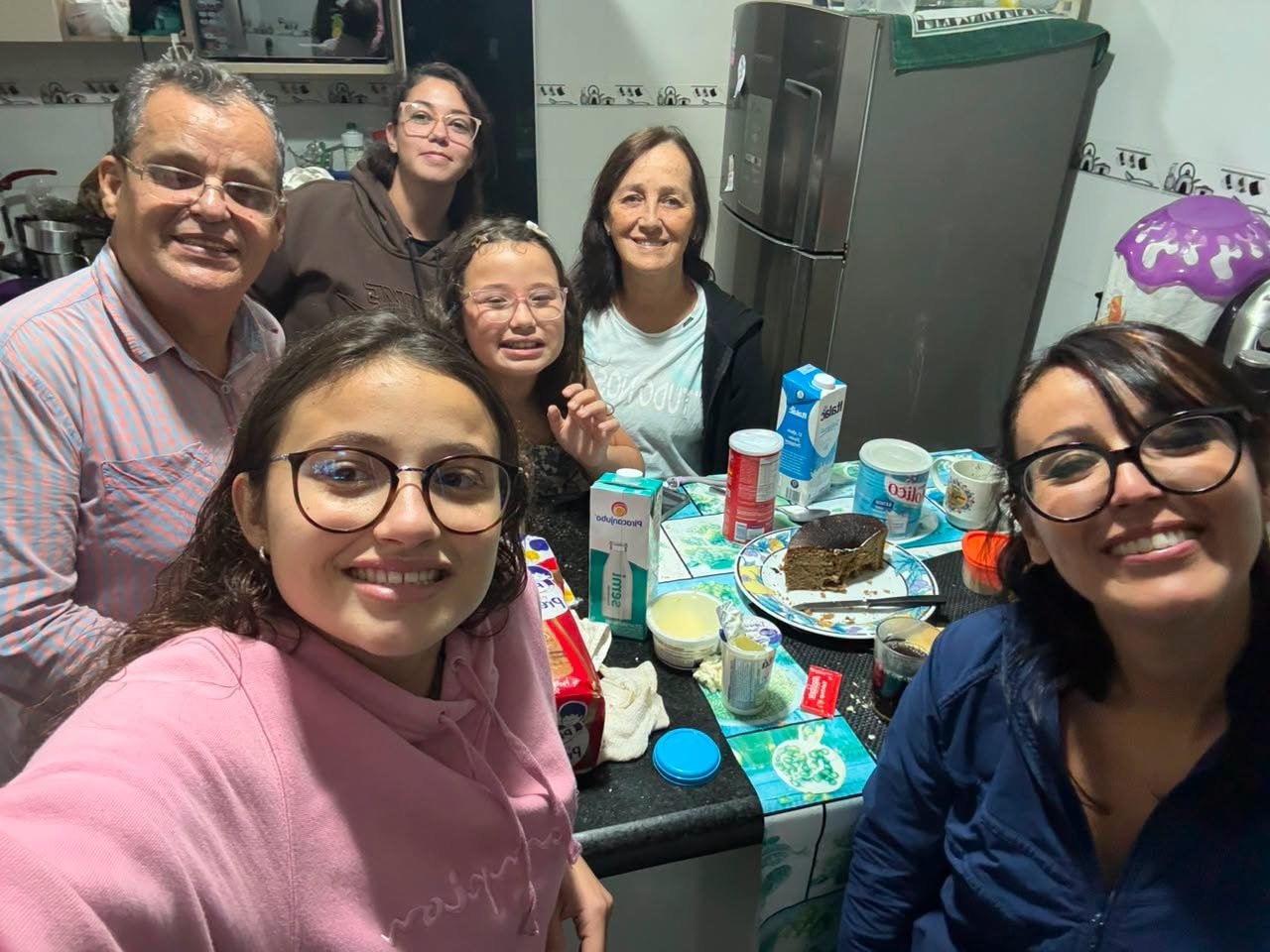 Momento com a família!