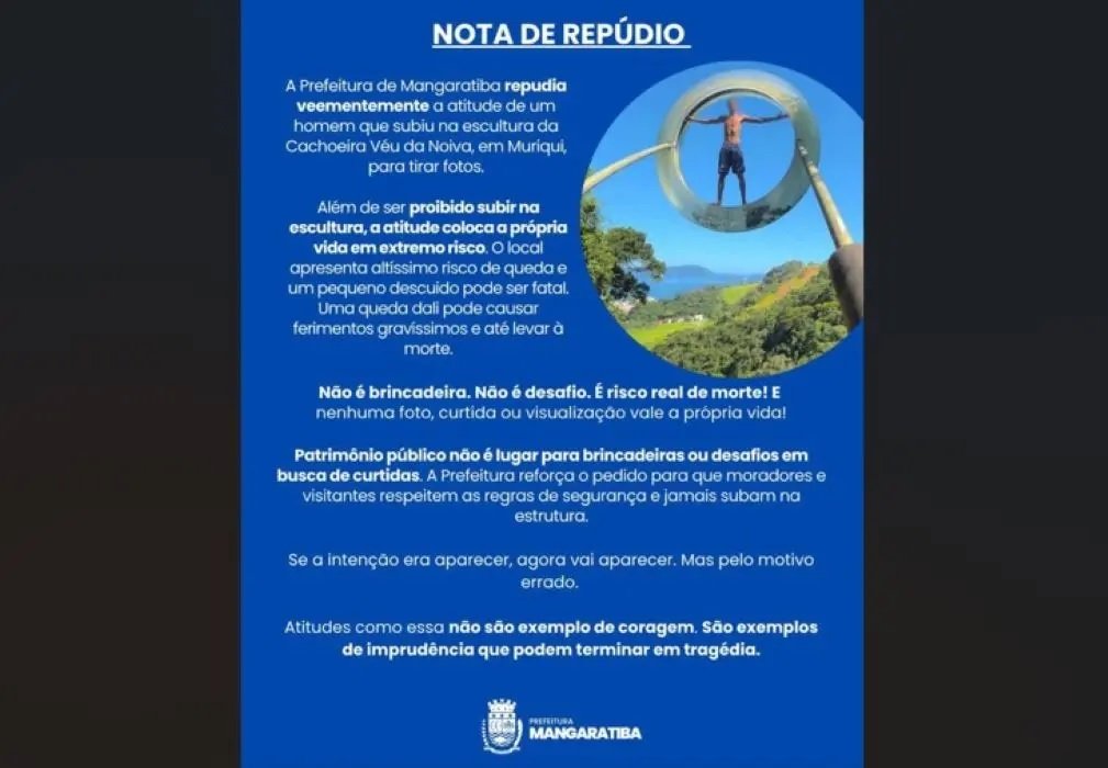 Nota da Prefeitura